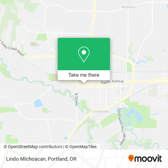 Mapa de Lindo Michoacan