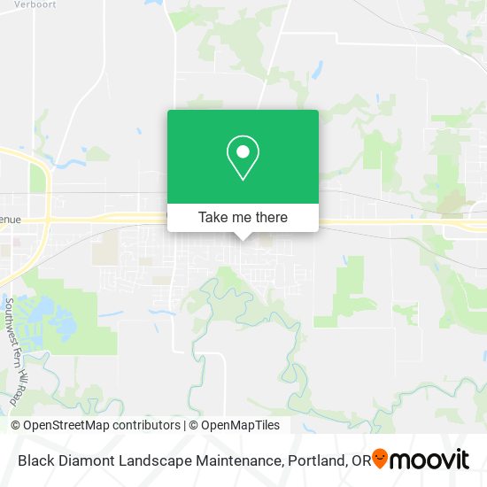 Black Diamont Landscape Maintenance map