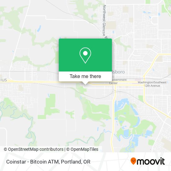 Mapa de Coinstar - Bitcoin ATM