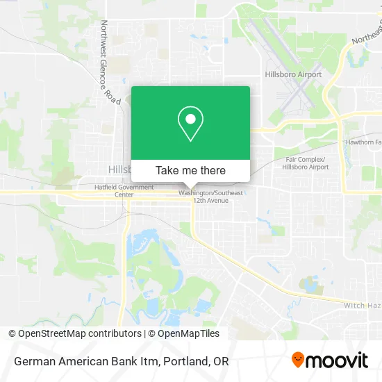 German American Bank Itm map