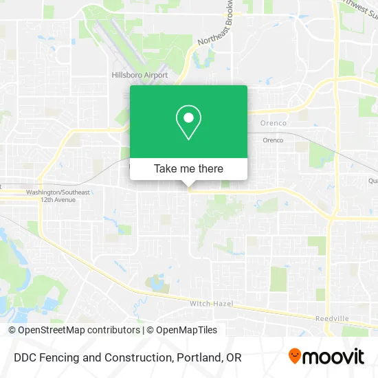 DDC Fencing and Construction map