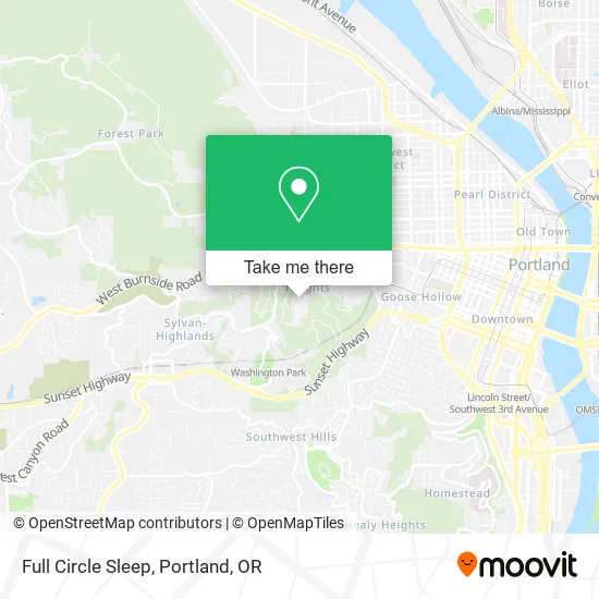 Full Circle Sleep map