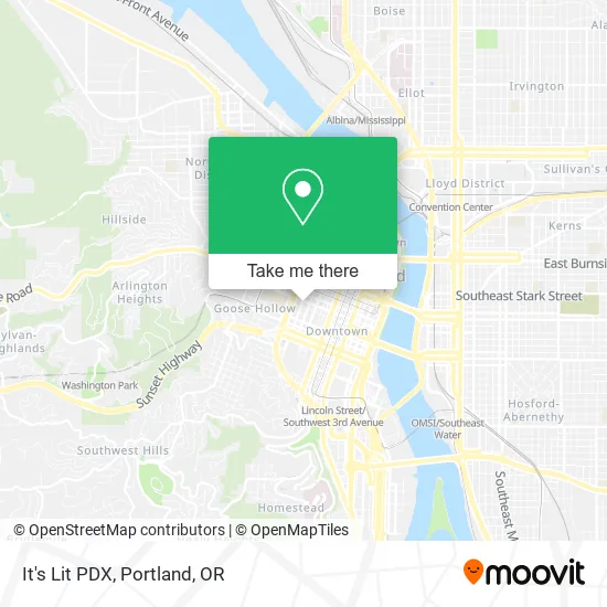 It's Lit PDX map