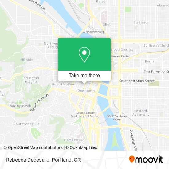 Rebecca Decesaro map