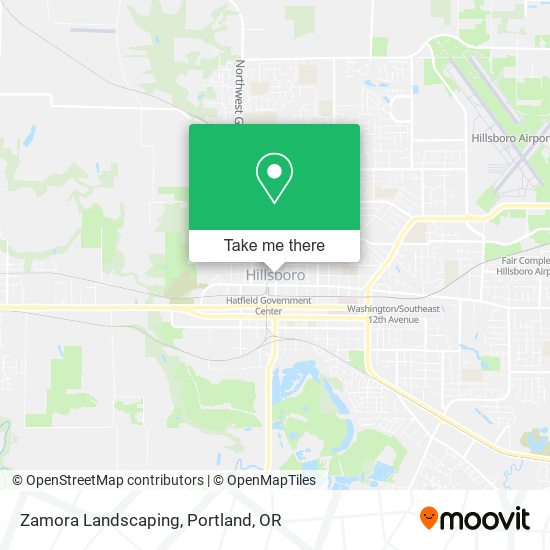 Zamora Landscaping map