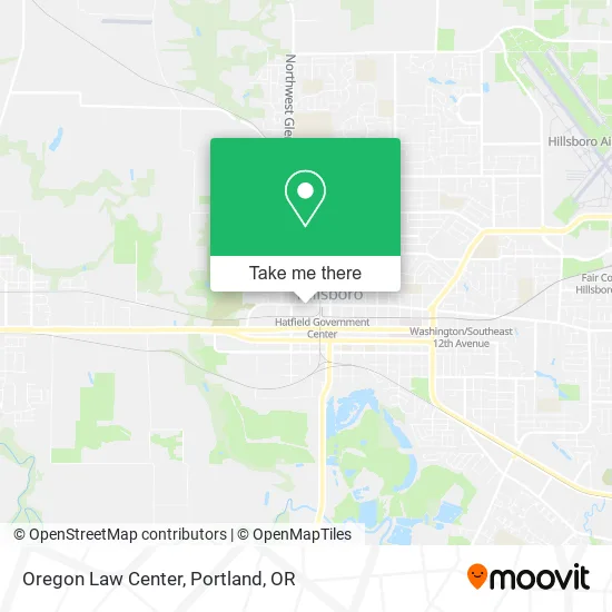 Oregon Law Center map