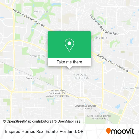 Inspired Homes Real Estate map