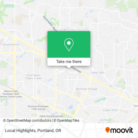 Local Highlights map