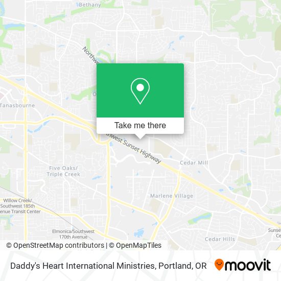 Mapa de Daddy's Heart International Ministries