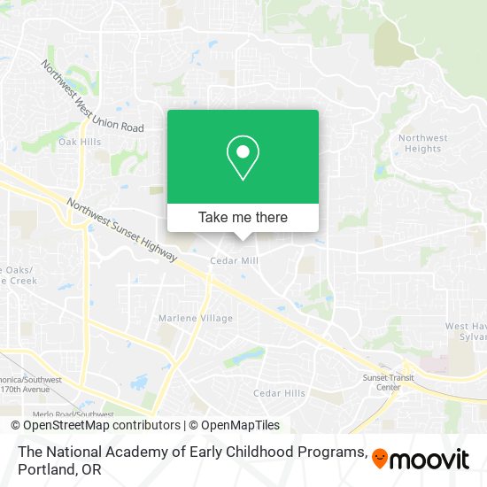 Mapa de The National Academy of Early Childhood Programs
