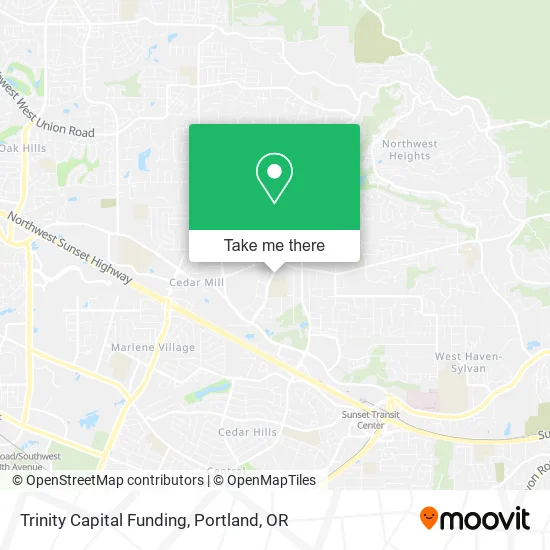 Mapa de Trinity Capital Funding