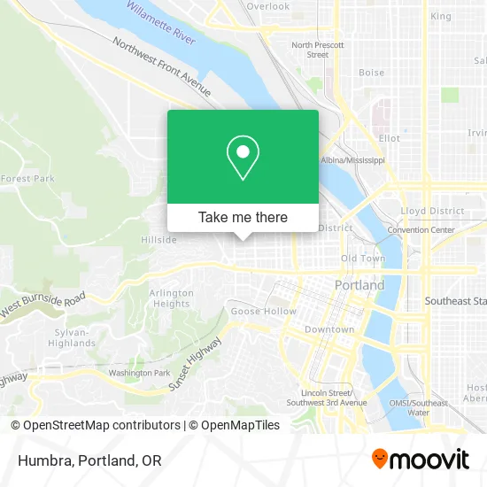 Humbra map