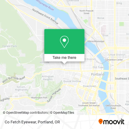 Co Fetch Eyewear map