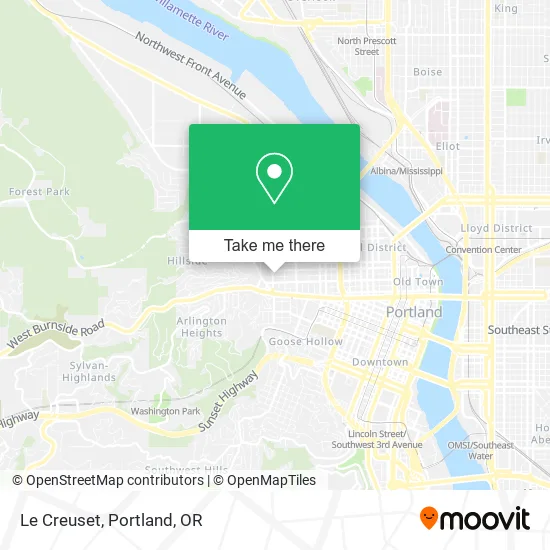 Le Creuset map
