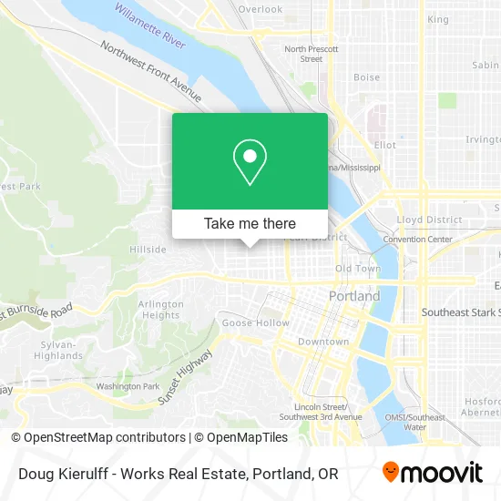 Doug Kierulff - Works Real Estate map