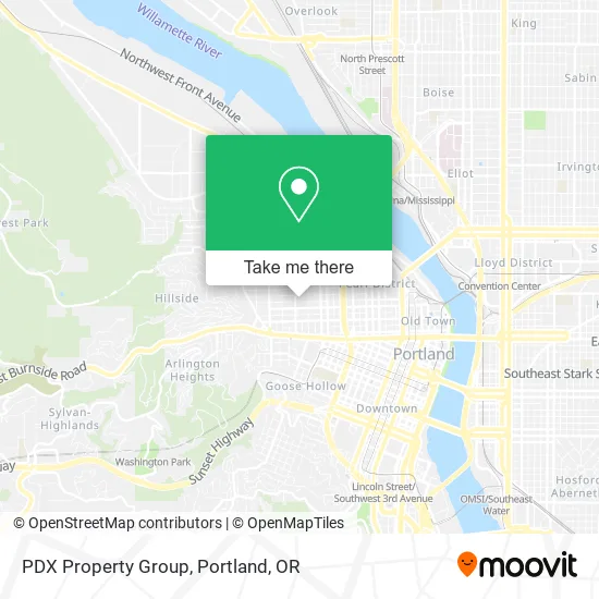 PDX Property Group map