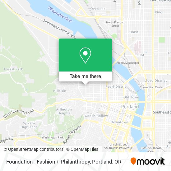 Foundation - Fashion + Philanthropy map