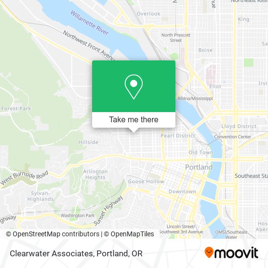 Clearwater Associates map