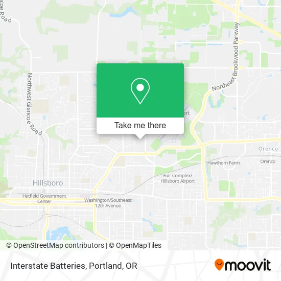 Interstate Batteries map