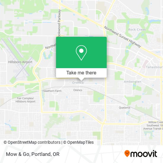 Mow & Go map