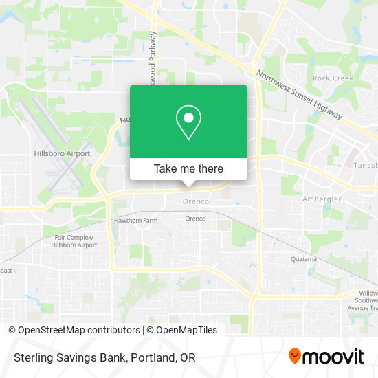 Sterling Savings Bank map