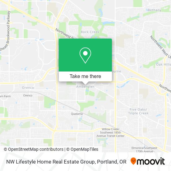 NW Lifestyle Home Real Estate Group map