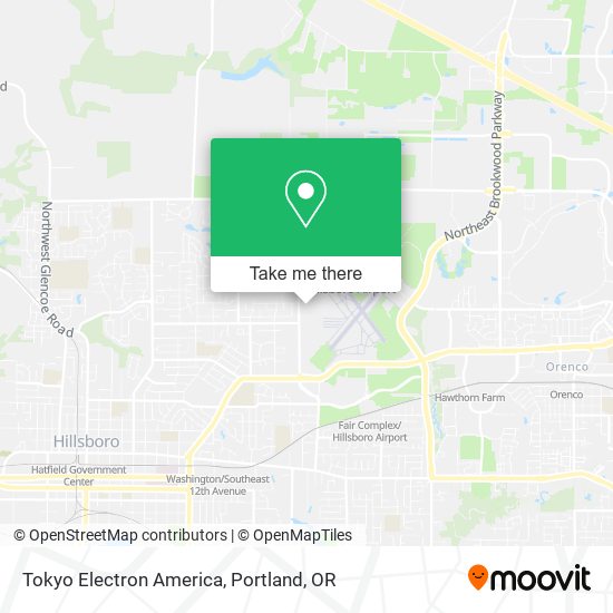 Tokyo Electron America map