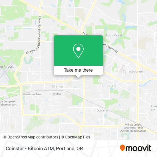 Mapa de Coinstar - Bitcoin ATM