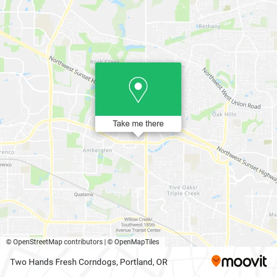 Two Hands Fresh Corndogs map