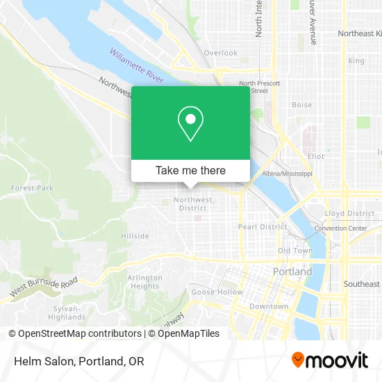 Helm Salon map