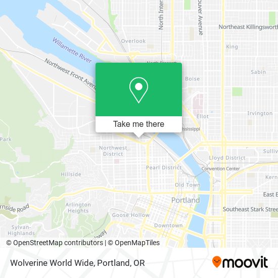 Mapa de Wolverine World Wide