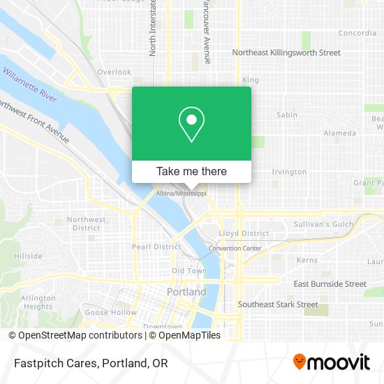 Fastpitch Cares map