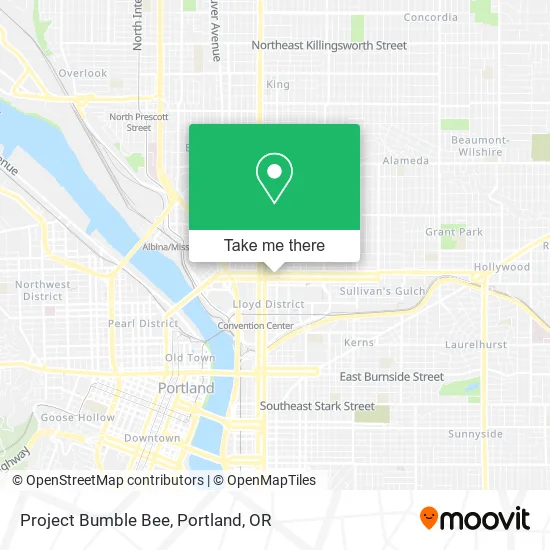 Project Bumble Bee map