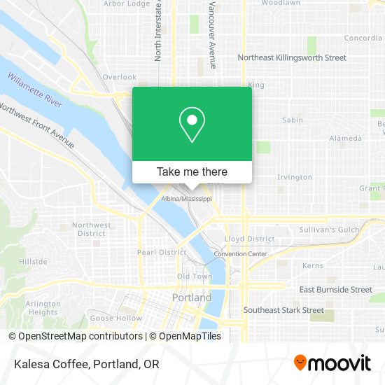 Kalesa Coffee map