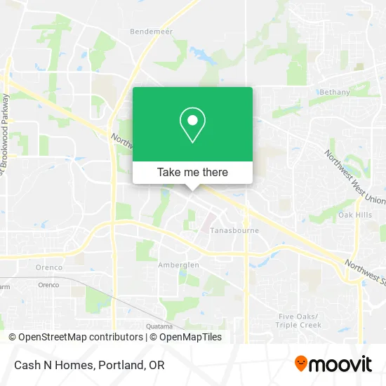 Mapa de Cash N Homes