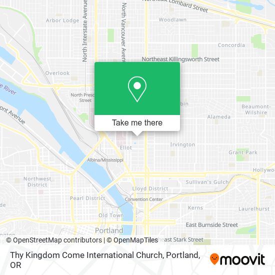 Mapa de Thy Kingdom Come International Church