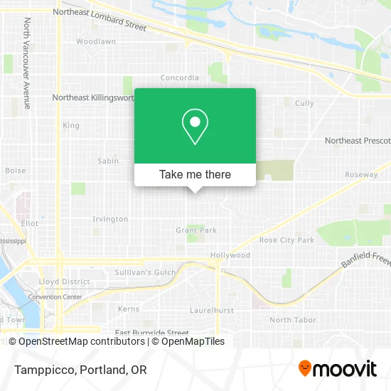 Tamppicco map