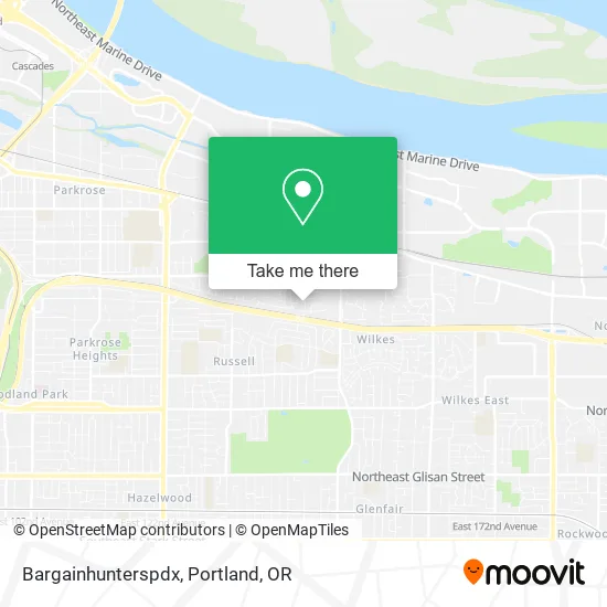 Bargainhunterspdx map