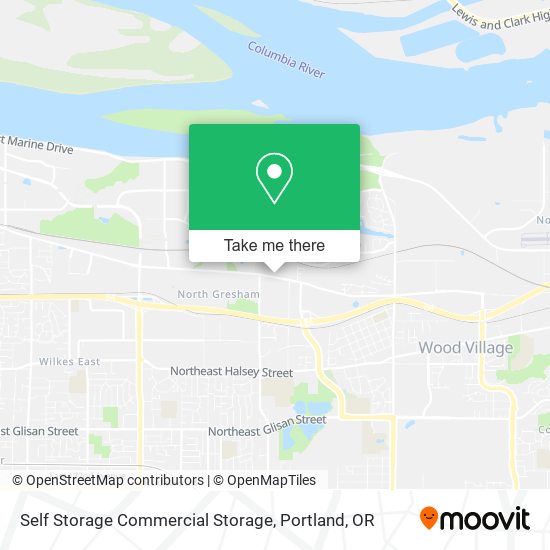 Self Storage Commercial Storage map