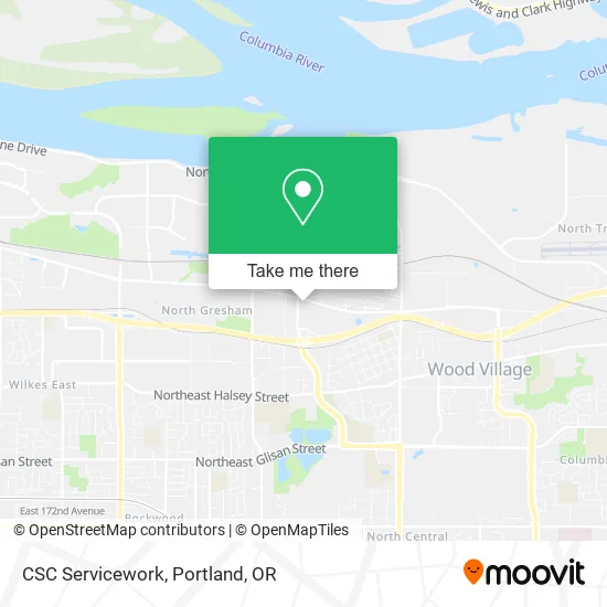 CSC Servicework map