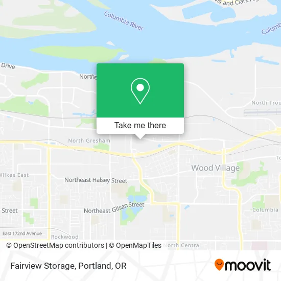 Fairview Storage map