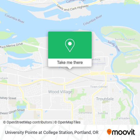 Mapa de University Pointe at College Station