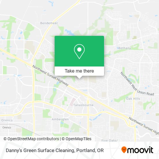 Mapa de Danny's Green Surface Cleaning