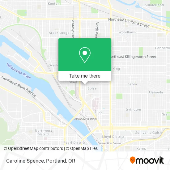 Caroline Spence map