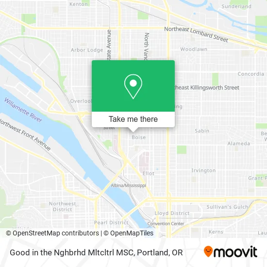 Good in the Nghbrhd Mltcltrl MSC map