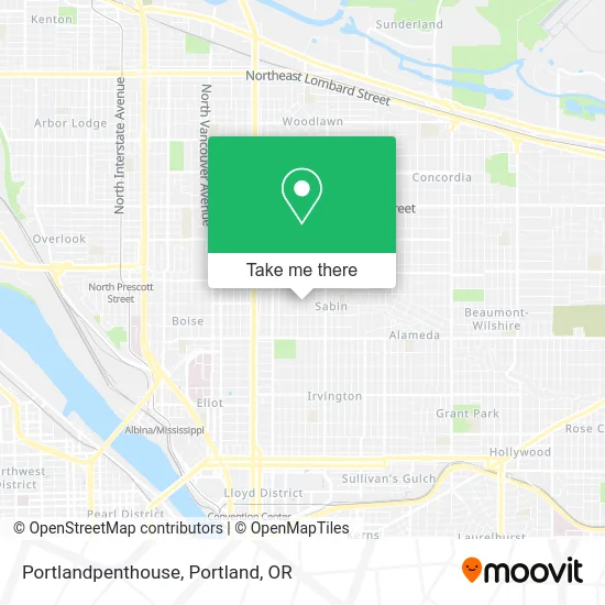 Portlandpenthouse map