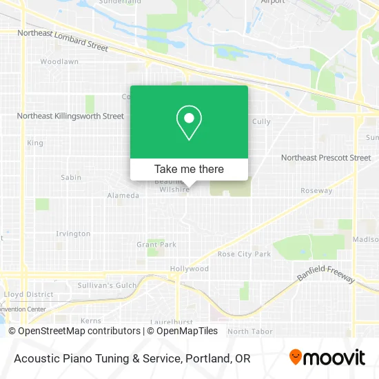 Acoustic Piano Tuning & Service map
