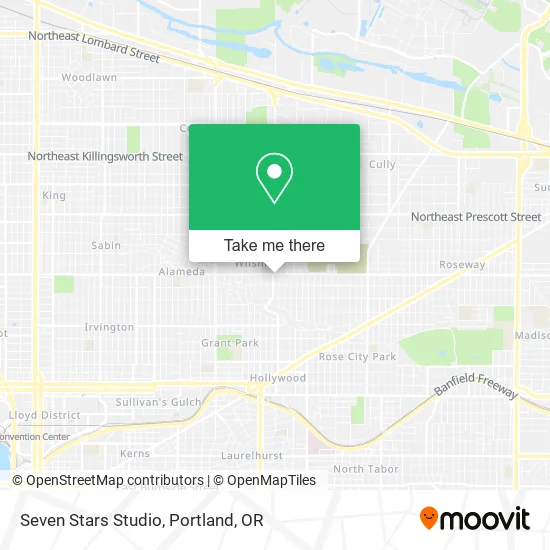 Seven Stars Studio map