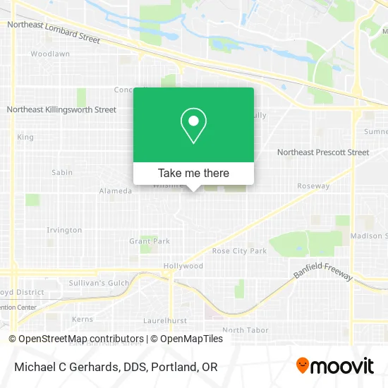 Michael C Gerhards, DDS map
