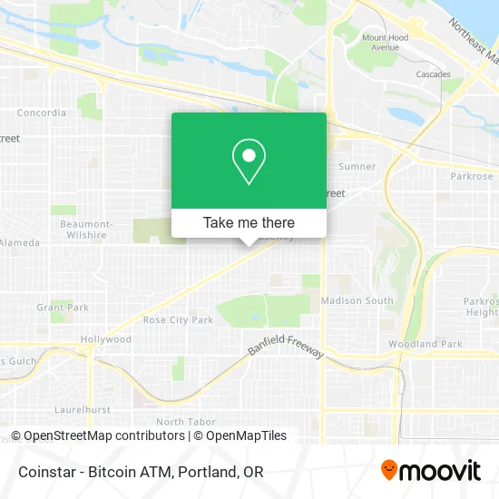 Coinstar - Bitcoin ATM map